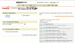 LuzernTech Amazon Shop Screen Shot